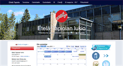 Desktop Screenshot of etela-tapiola.fi