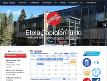 Tablet Screenshot of etela-tapiola.fi